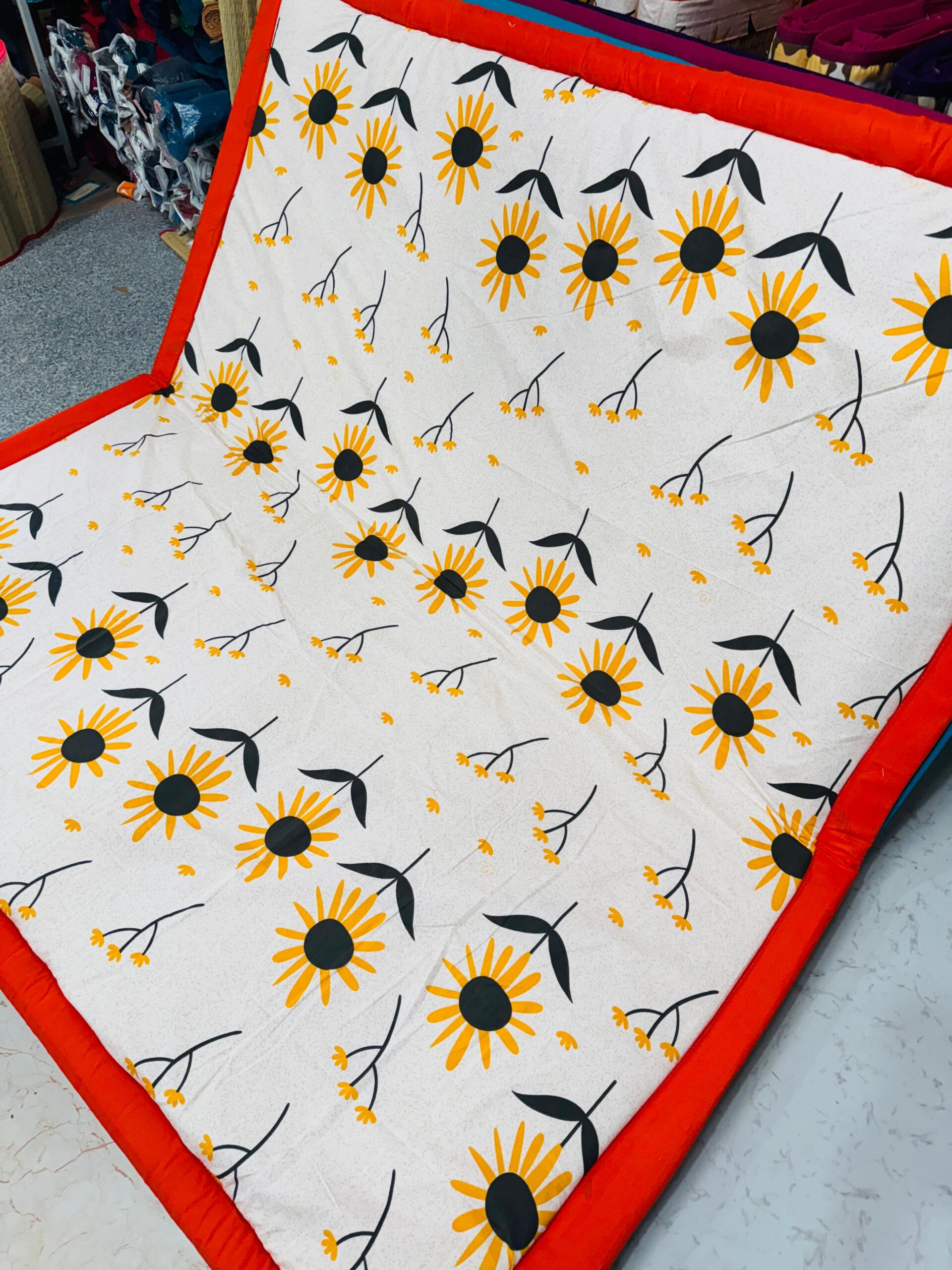 🌿 Thalli Sparsha Pure Korai Grass King-Size Mat (6×6 ft) – Handcrafted 3-Layer Comfort Mat