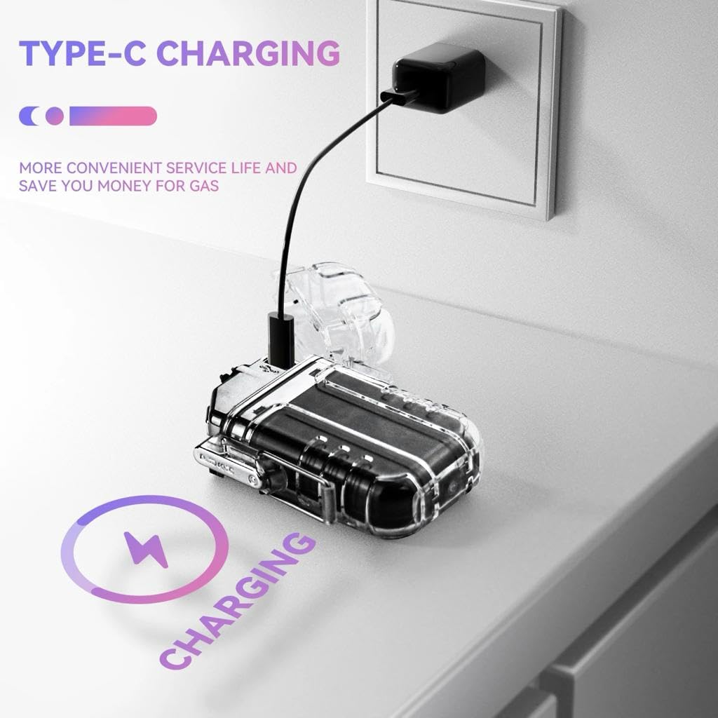 🔥 OneReach Dual Arc Plasma Lighter – Type-C Rechargeable Electric Windproof Lighter Outdoor Camping | Fancy Gift Lighter for Men & Women - Image 5