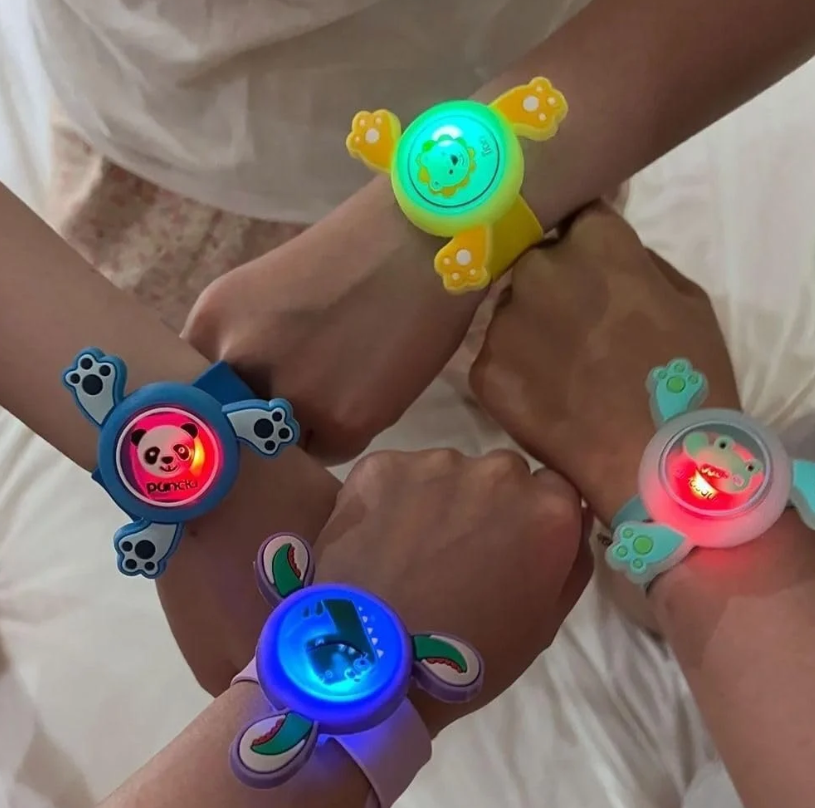 👇 🧩 One Reach 4-in-1 Kids Learning & Fun Combo Pack (Writing Tablet Pencil Case + SlingPuck Basketball Game + Lovely-5 Family Game + LED Fidget Spinner Wristband) - Image 2