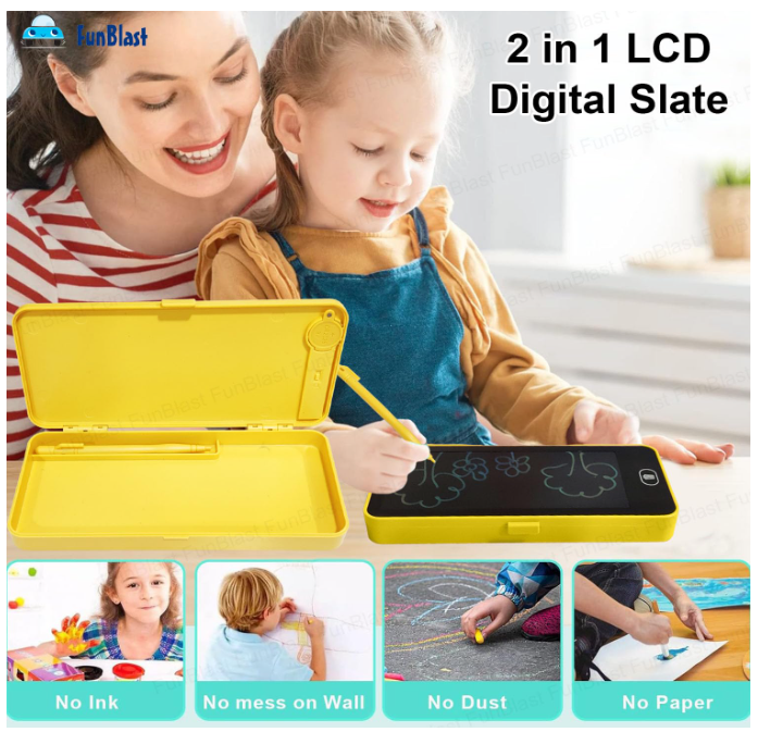 👇 🧩 One Reach 4-in-1 Kids Learning & Fun Combo Pack (Writing Tablet Pencil Case + SlingPuck Basketball Game + Lovely-5 Family Game + LED Fidget Spinner Wristband) - Image 9