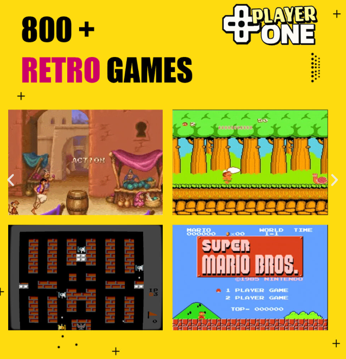 🎮 One Reach | 90s Mini Game Box – 800 Games Retro Console | HDMI Plug & Play - Image 2